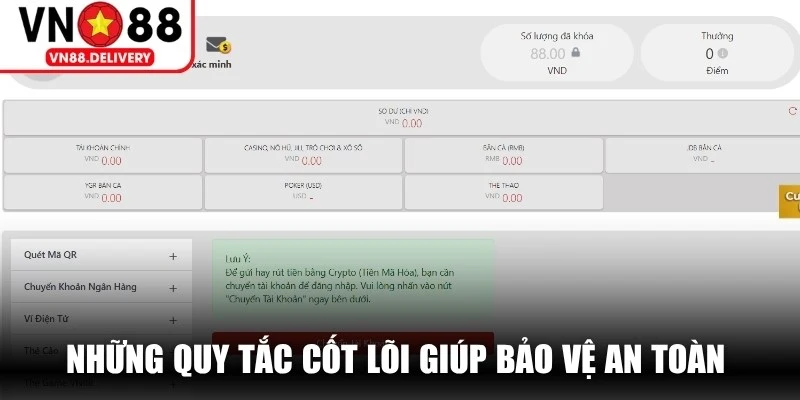 Những quy tắc cốt lõi giúp bảo vệ an toàn cho giao dịch vốn cho người chơi